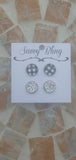 Button Style Earrings