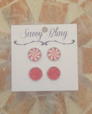 Button Style Earrings