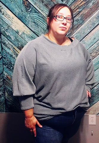 Urban Wide Neck Knit Top - Seafoam