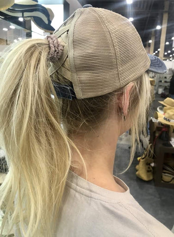 Criss Cross Ponytail Hat