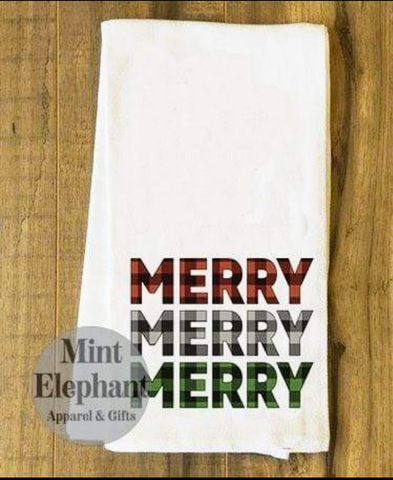 Merry Merry Merry Decorative Kitchen Towel