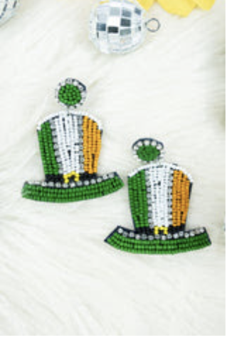 Leprechaun Hat Earrings