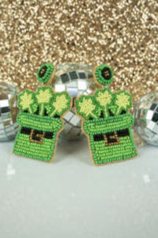 Clover Hat Earrings