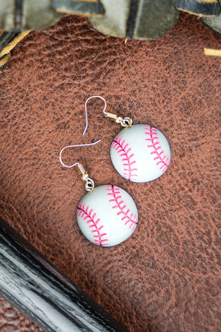 Baseball Earrings